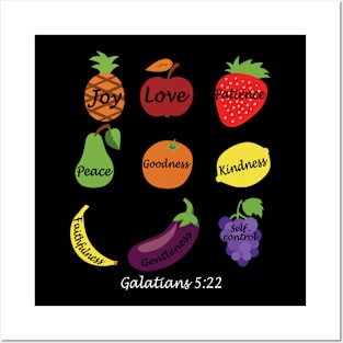 Fruit of the spirit, Christian, Bible Verse Posters and Art